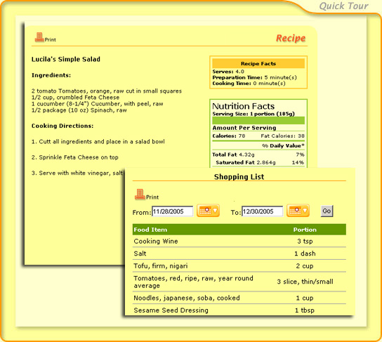 Food and Nutritional Tracking